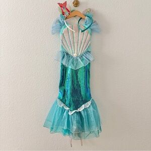 Mermaid Kids Costume in Blue and Green